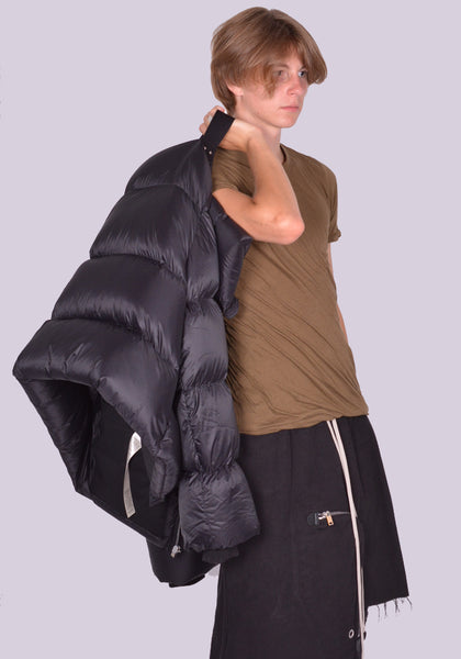 RICK OWENS MEN RU02D6745 NPD3 09 TURTLE JACKET BLACK fW24 | DOSHABURI Online Shop