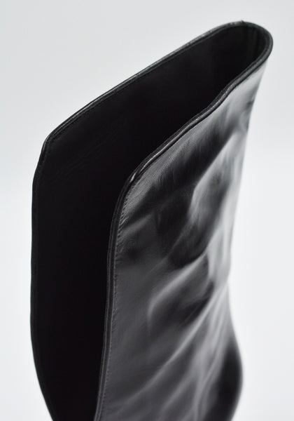 RICK OWENS WINGED CANTILEVER 8 SANDALS BLACK SS25 | DOSHABURi Shop