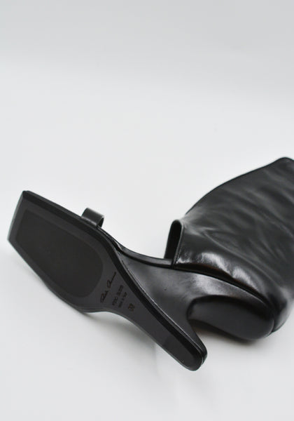 RICK OWENS WINGED CANTILEVER 8 SANDALS BLACK SS25 | DOSHABURi Shop