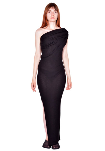 RICK OWENS WOMEN ATHENA DRESS BLACK FW26 | DOSHABURI Shop