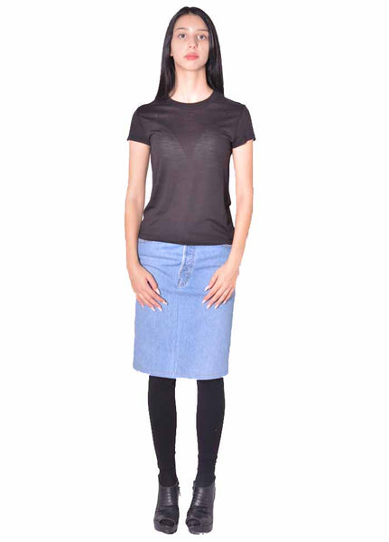 RICK OWENS WOMENCROPPED LEVEL T BLACK  2026FW | DOSHABURI Online Shop