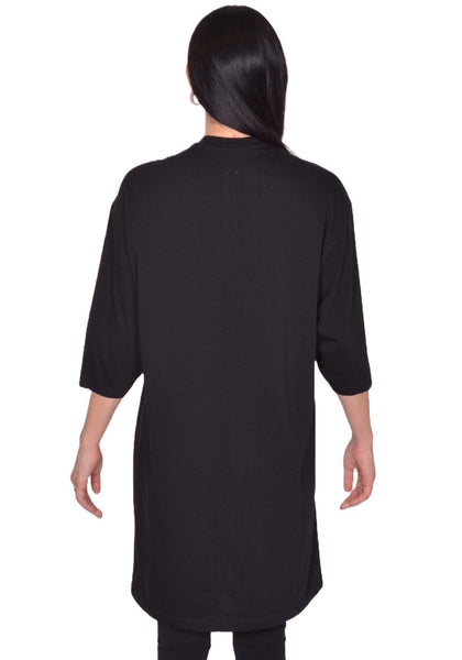 RICK OWENS WOMEN JUMBO T-SHIRT BLACK FW25 | DOSHABURI Online Shop