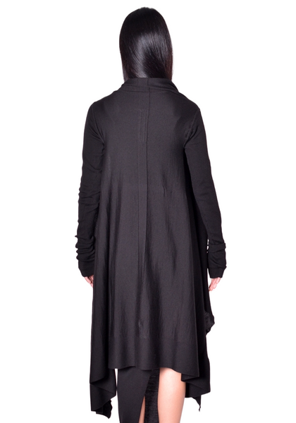 RICK OWENS WOMEN LONG WRAP BLACK 2026FW | DOSHABURI Online Shop 