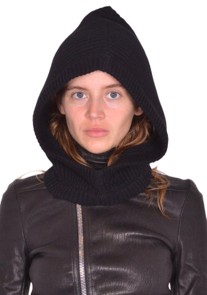 RICK OWENS WOMEN RP02E4481 WSBR 09 KNIT HOOD FW25 | DOSHABURI Shop