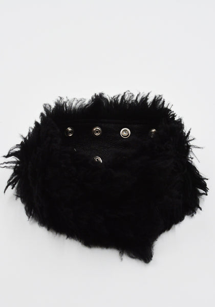 RICK OWENS STROBE NECK BAND BLACK FW25 | 50%OFF SALE | DOSHABURI Shop