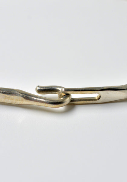 WERKSTATT:MÜNCHEN M2640 SILVER BANGLE HOOK FORGED | DOSHABURI shop