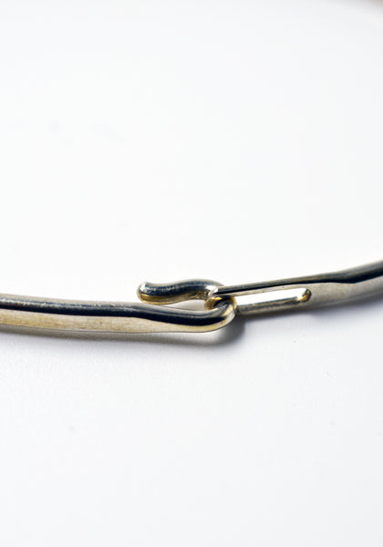 WERKSTATT:MÜNCHEN M2640 SILVER BANGLE HOOK PLAIN | DOSHABURI Online Shop