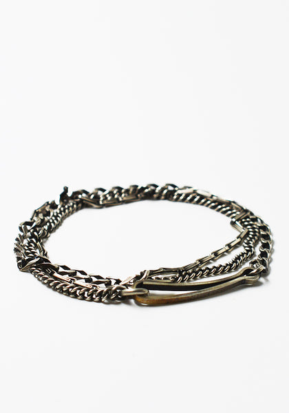 WERKSTATT MÜNCHEN BRACELET SNAPLINK CHAINS SILVER | DOSHABURI Shop