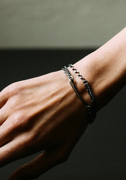WERKSTATT MÜNCHEN BRACELET SNAPLINK CHAINS SILVER | DOSHABURI Shop