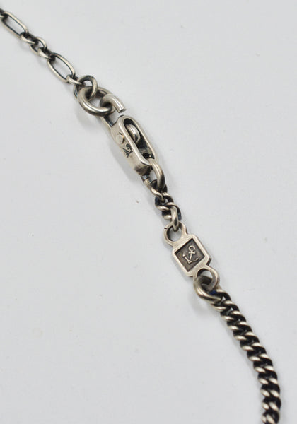 WERKSTATT:MÜNCHEN M3851 FAITH LOVE HOPE CHOKER NECKLACE SILVER | DOSHABURI Shop