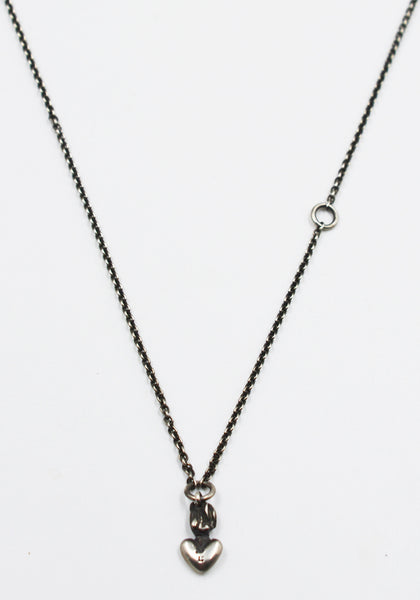 WERKSTATT MÜNCHEN M7110 CHAIN MINI NECKLACE HEART | DOSHABURI Shop