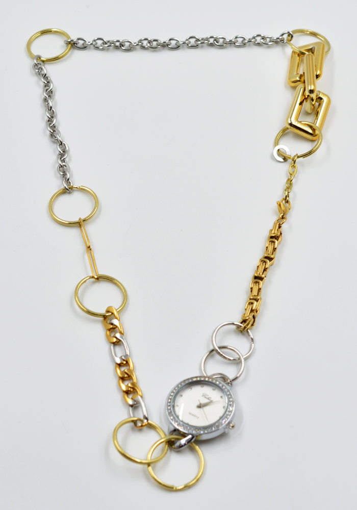 BLESS Nº 78 Z03 MATERIALMIX NECKLACE WATCH | DOSHABURI Online Shop