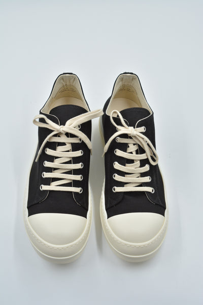 RICK OWENS DRKSHDW LOW SNEAKERS BLACK SS24 | DOSHABURI Online Shop