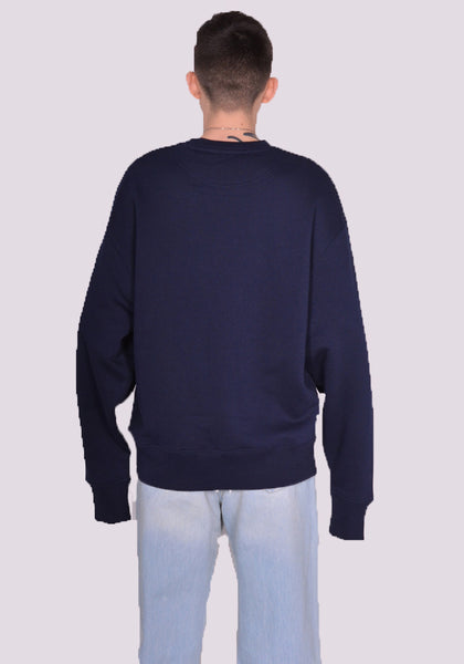 EGONLAB. SW001A GOAT SWEATSHIRT MARINE BLUE SS24 | DOSHABURI Online Shop