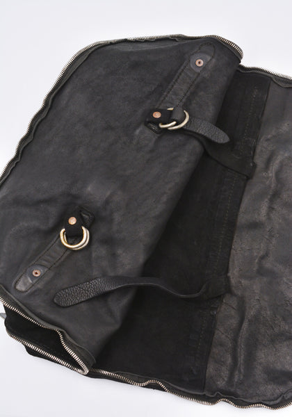 GUIDI M10 SOFT HORSE REVERSE MESSENGER BAG BLACK | DOSHABURI Online Shop