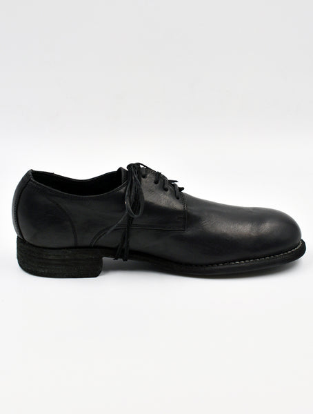 GUIDI 992X DONKEY FULL GRAIN LEATHER CLASSIC DERBY SHOES BLACK| DOSHABURI Online Shop