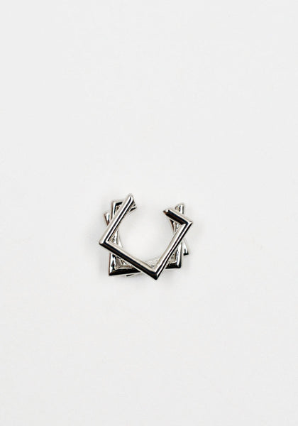 KIKO KOSTADINOV WOMEN KKWAW23ER02-85 MINI POLYGON EAR CUFF PALLADIUM