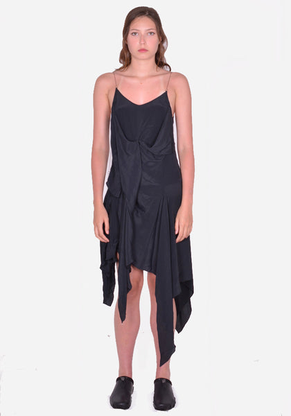 KIKO KOSTADINOV WOMEN KKWSS24D02-24 JOGAKBO DRESS CROW BLACK SS24 | DOSHABURI Online Shop