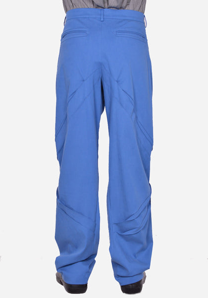 KIKO KOSTADINOV MEN KKSS24T07-25 MELSAS DARTED TROUSER AZURE BLUE