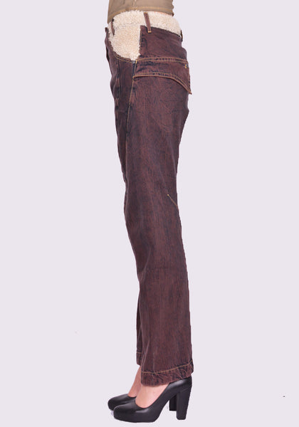 KIKO KOSTADINOV x LEVI'S 000GM-0000 FAUN TWISTED JEANS BROWN FW24 | DOSHABURI Online Shop