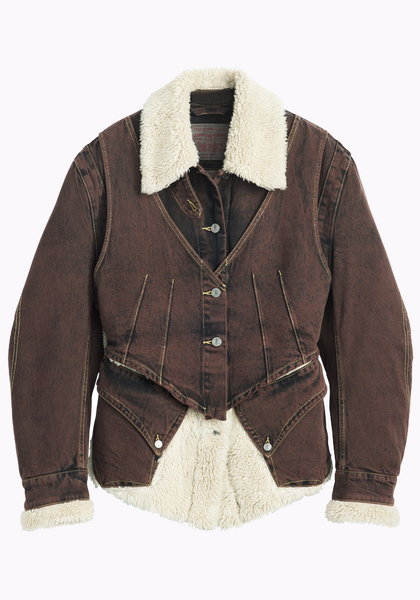 KIKO KOSTADINOV x LEVI'S FAUN DUAL JACKET BROWN FW24 | DOSHABURI Shop