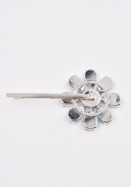 CHARLES JEFFREY LOVERBOY 31140101 METAL CRAZY DAIZY HAIR PIN CYAN FW23 | 50%OFF SALE | DOSHABURI Online Shop