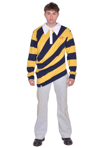 CHARLES JEFFREY LOVERBOY 052081601 TOPSY TURVY POLO YELLOW (New Season FW25)