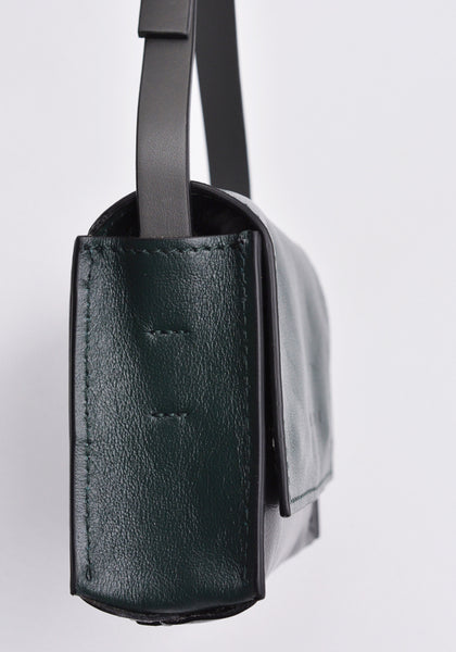 MARNI SBMQ0082U0 MINI MESSENGER BAG GREEN/GREY FW23 | DOSHABURI Online Shop