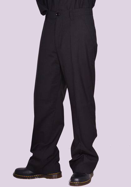 MARNI PUMU0245U1 WOOL TROUSERS BLACK SS24 | DOSHABURI Online Shop