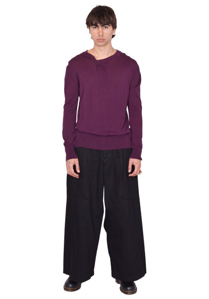 MARINA YEE SS26-0128-710 BLITZ CREWNECK KNIT SWEATER MAUVE (New Season SS26)