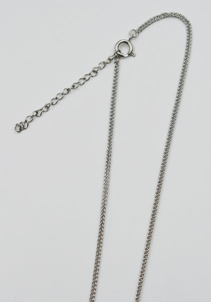 OTTOLINGER 125-903125-01 DIPPED PEARL CHAIN NECKLACE SILVER/RED - DOSHABURI