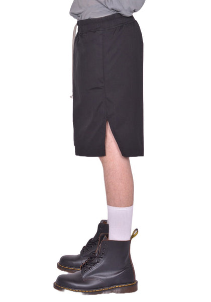 RICK OWENS MEN RU02E1397 TE 09 BOXER SHORTS COTTON BLACK