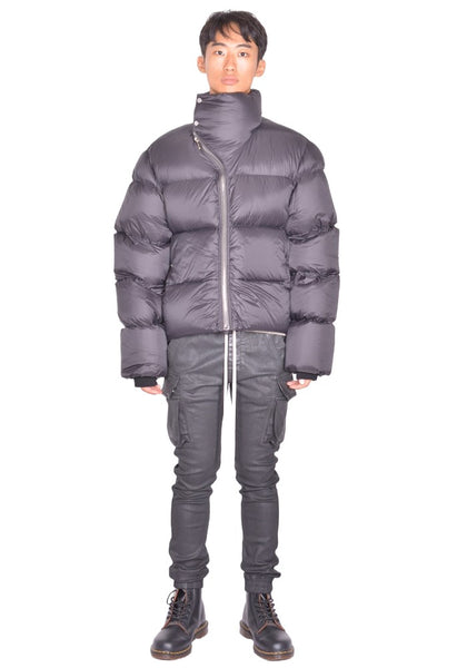 RICK OWENS MEN RU02F4797 NPD3 TURTLE DOWN JACKET BLACK (New Season FW26)