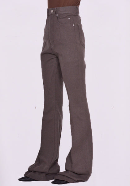 RICK OWENS WOMEN RO02C1329 WN BOLAN BOOTCUT PANTS DUST FW23 | DOSHABURI Online Shop