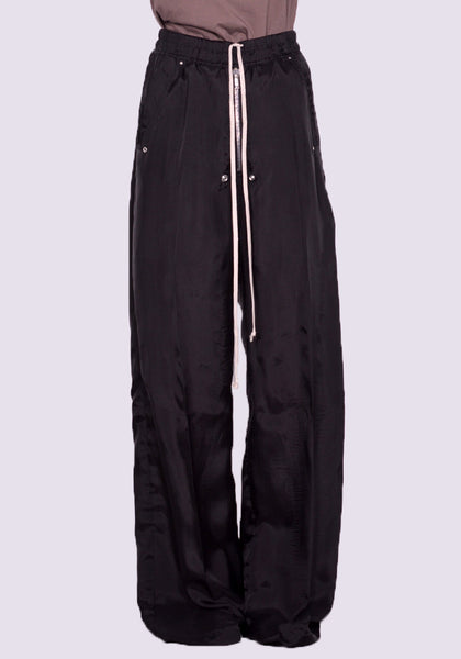 RICK OWENS WOMEN RP01C5361 J DRAWSTRING GETH BELAS PANTS BLACK SS23 | DOSHABURI Online Shop