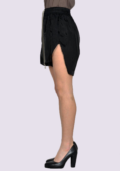 RICK OWENS WOMEN RP01C5315 J PENTA BOXERS SHORTS BLACK SS23 | DOSHABURI Online Shop