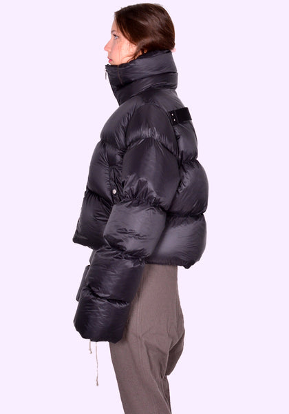 RICK OWENS WOMEN RP02D3772 NPD3 TURTLE JACKET BLACK FW24 | DOSHABURI Online Shop