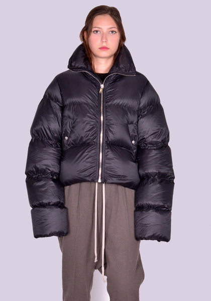 RICK OWENS WOMEN RP02D3772 NPD3 TURTLE JACKET BLACK FW24 | DOSHABURI Online Shop