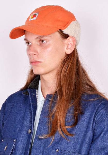 SKY HIGH FARM SHF04K040-2 UNISEX LOGO LABEL CAP ORANGE