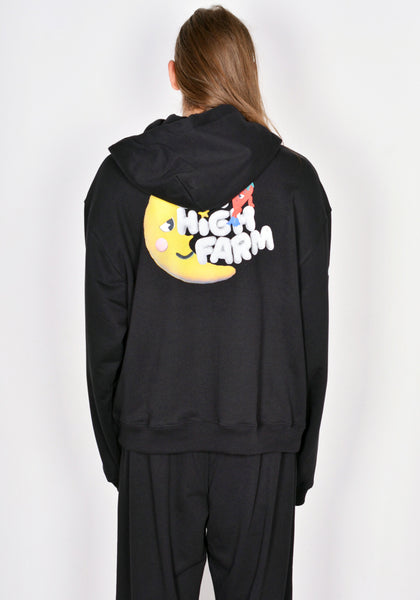 SKY HIGH FARM PERENNIAL SHANA GRAPHIC SWEAT HOODIE BLACK FW23 | DOSHABURI Online Shop