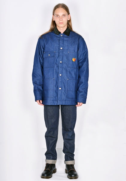 SKY HIGH FARM SHF04C001-1 UNISEX DENIM CHORE JACKET BLUE FW23 | DOSHABURI Online Shop