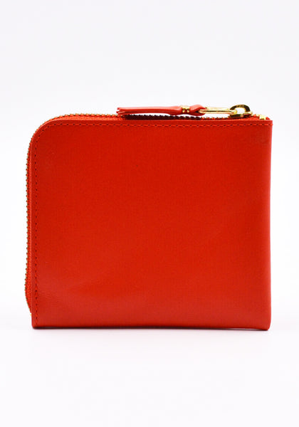 COMME DES GARCONS SA3100 COLOUR PLAIN ZIP WALLET ORANGE | DOSHABURI Online Shop