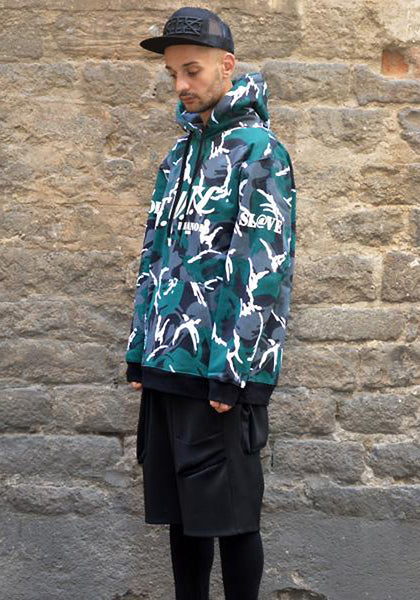 KTZ CAMOUFLAGE HUMANOID HOODED SWEATSHIRT | 50% Off-Sale | Doshaburi Shop