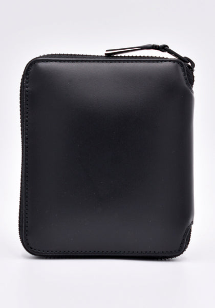 COMME DES GARCONS SA2100VB ZIP WALLET VERY BLACK | DOSHABURI Online Shop