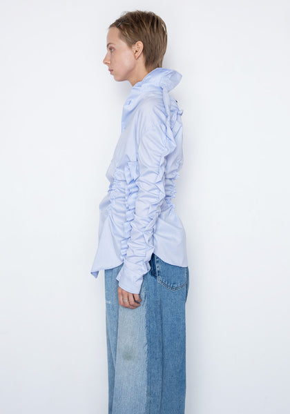 PROTOTYPES PT2LL01SH01-US OUTLINE SHIRT LIGHT BLUE FW22 | DOSHABURI Online Shop