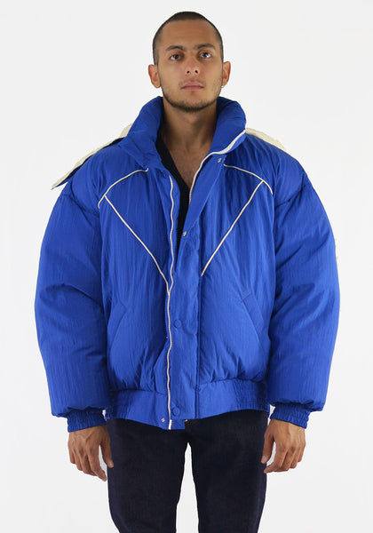 PAUL & YAKOV CPH11 OVERSIZED PUFFER JACKET BLUE - DOSHABURI Shop