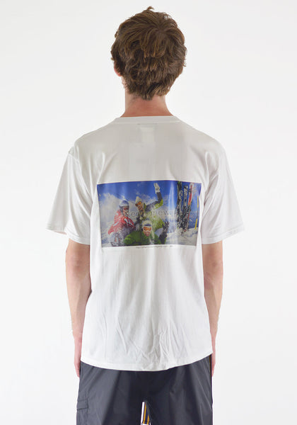 AFTER HOMEWORK SHUTTER SKI CLUB T-SHIRT WHITE - DOSHABURI Shop