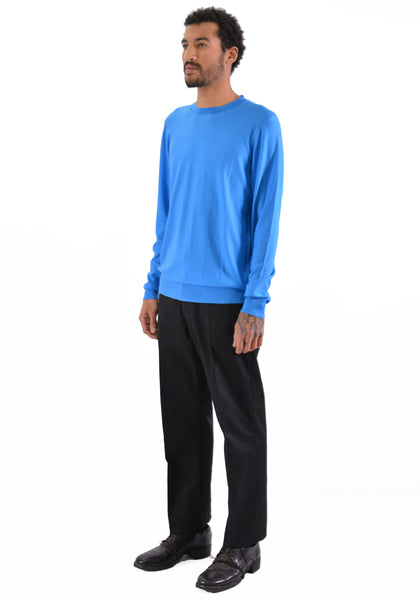 BIELO TRICI KNIT SWEATER BLUE - DOSHABURI Shop