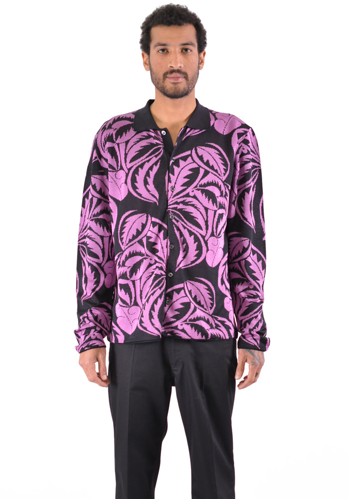 BIELO CARO LONG SLEEVES SHIRT BLACK/PINK - DOSHABURI Shop