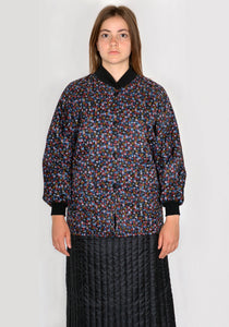 BLESS N°73 MONPE JACKET ABSTRACT PRINT BLACK FW22 | DOSHABURI Shop